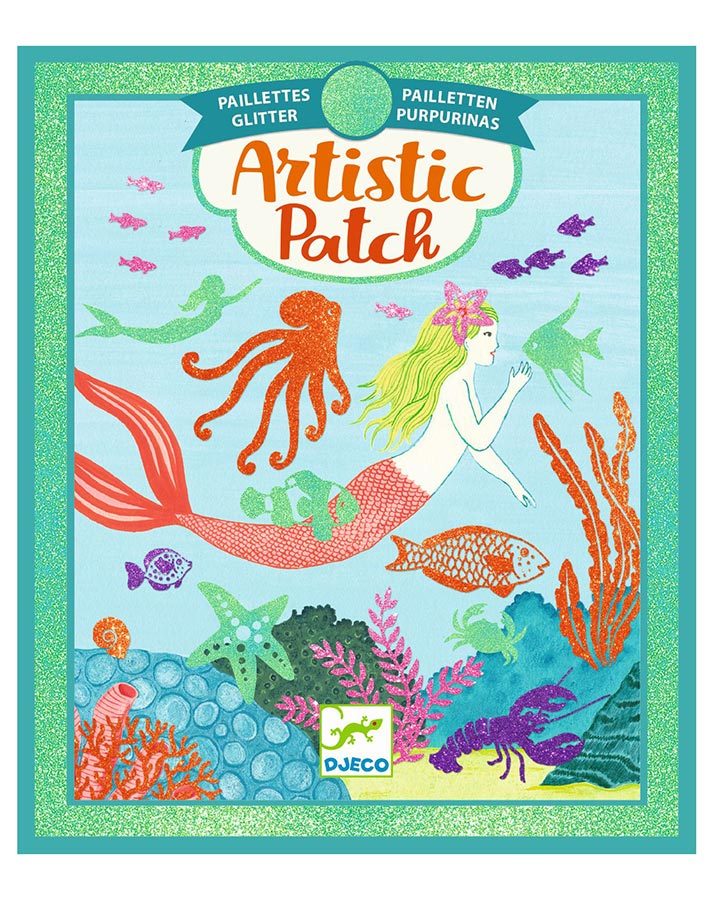 Bastel-Set ARTISTIC PATCH – MEERJUNGFRAUEN in bunt