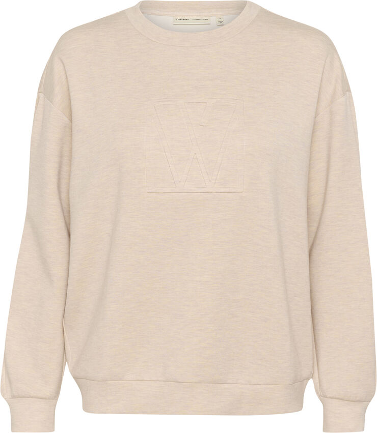 InWear LaicentIW Vincent Mel Mono Sweat Vanilla melange