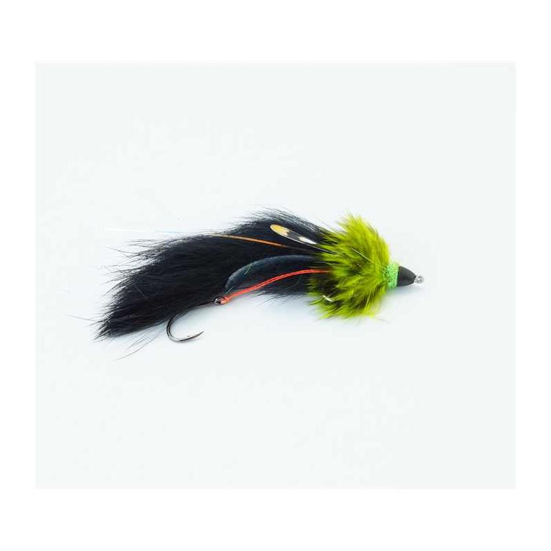Mouche Spécial Carnassier Tof Cone Head Articulee - Noir