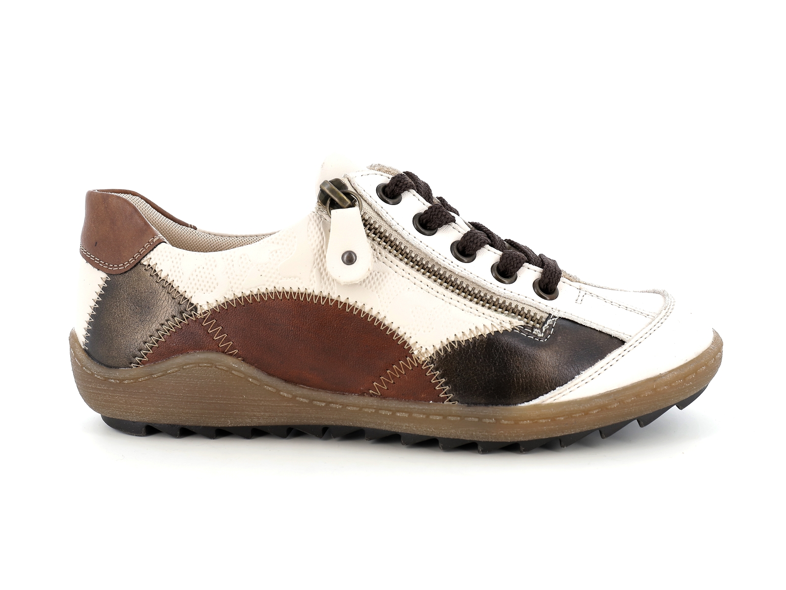 Remonte-R1430 Matières combinées Beige Marron