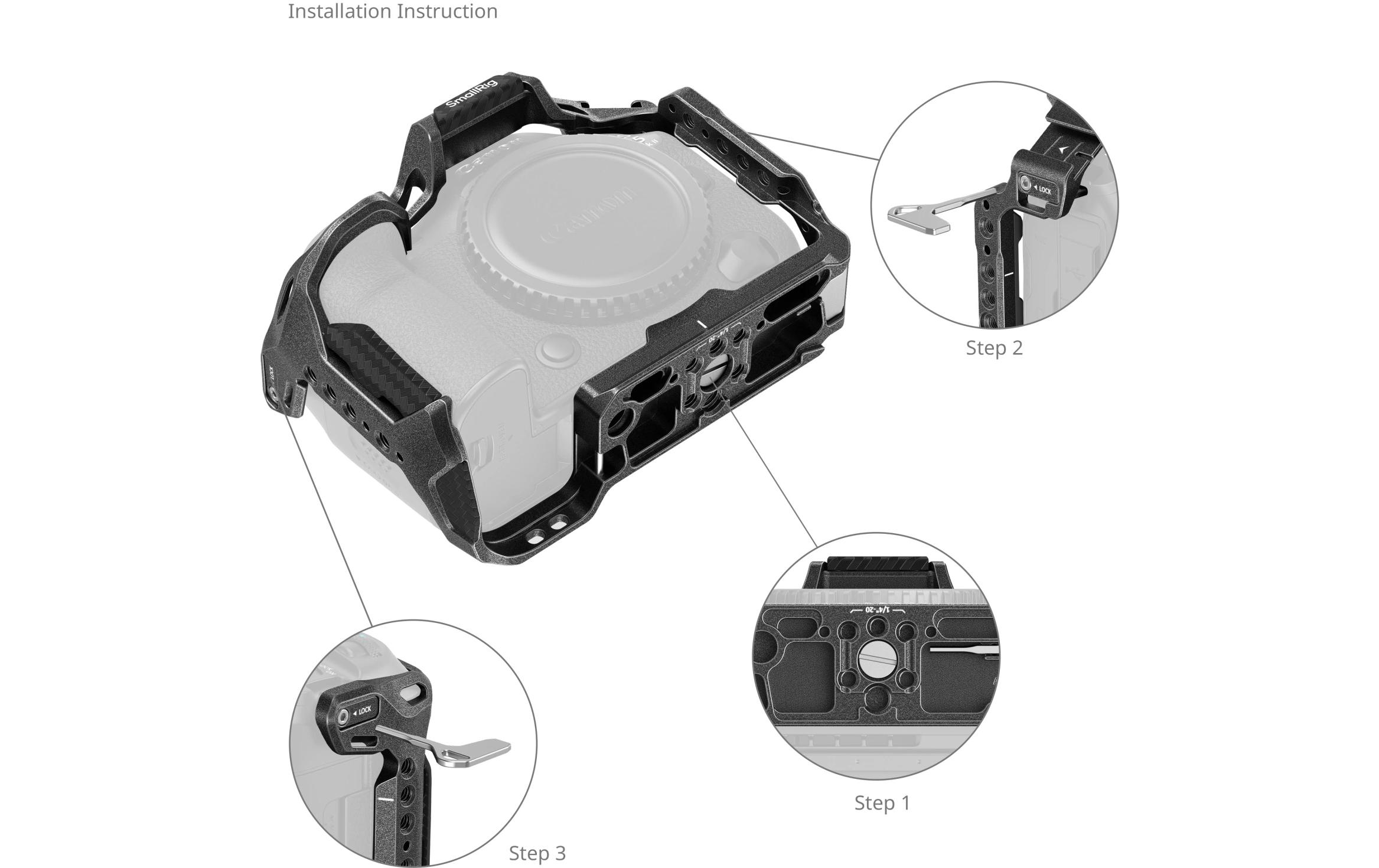 Cage «Black Mamba» für Canon EOS R5 Mark II<br>Kamerakäfig für Canon EOS R5 Mark II