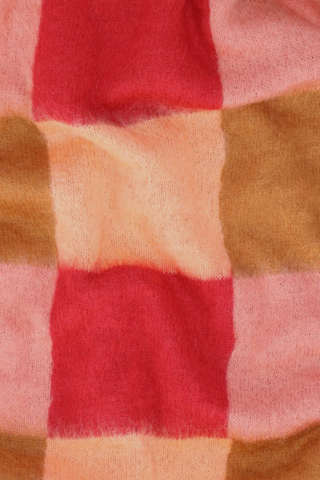 Roze geruite sjaal