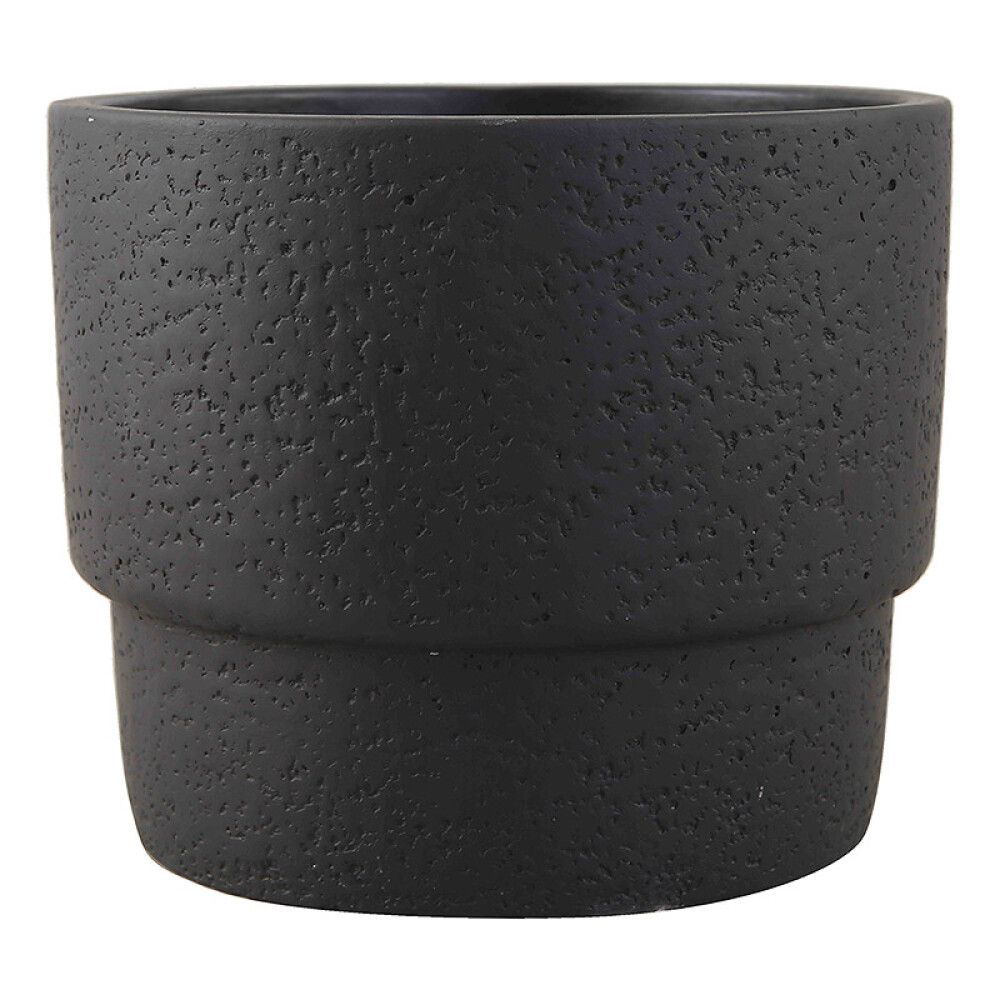 INNENDØRS POTTE PIARDINO GLORIA CHARCOAL Ø17CM SVART