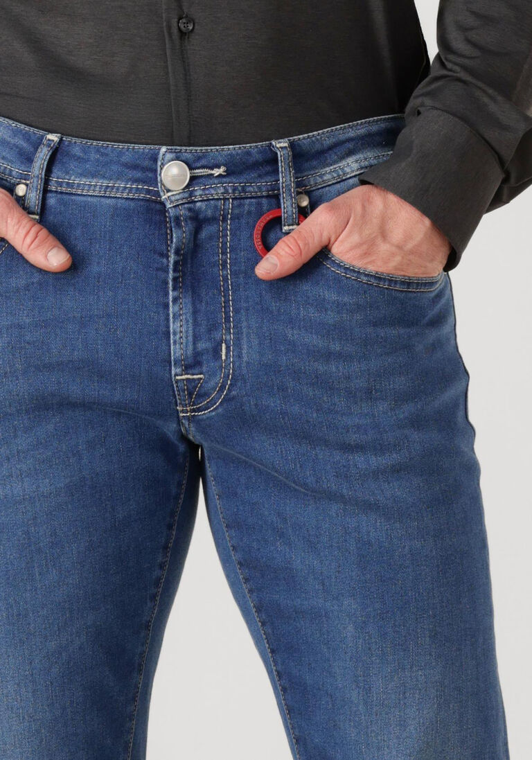 donkerblauwe tramarossa slim fit jeans michelangelo