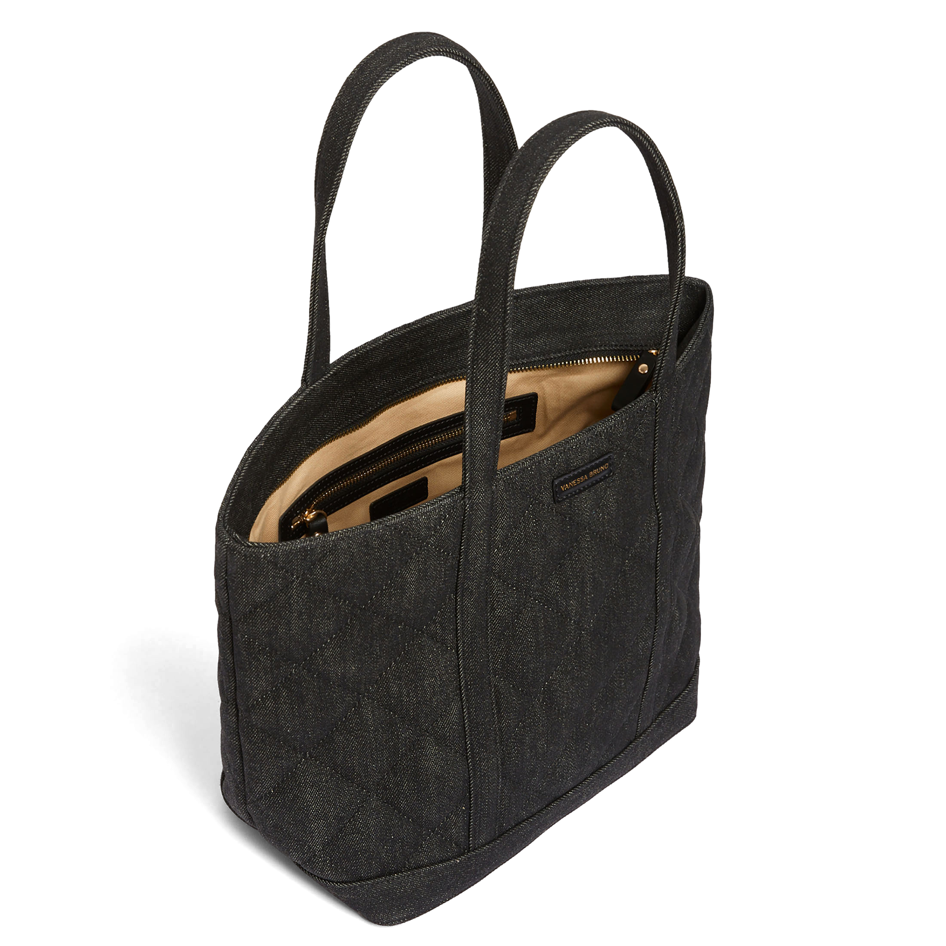 Cabas M en toile de coton | Marron