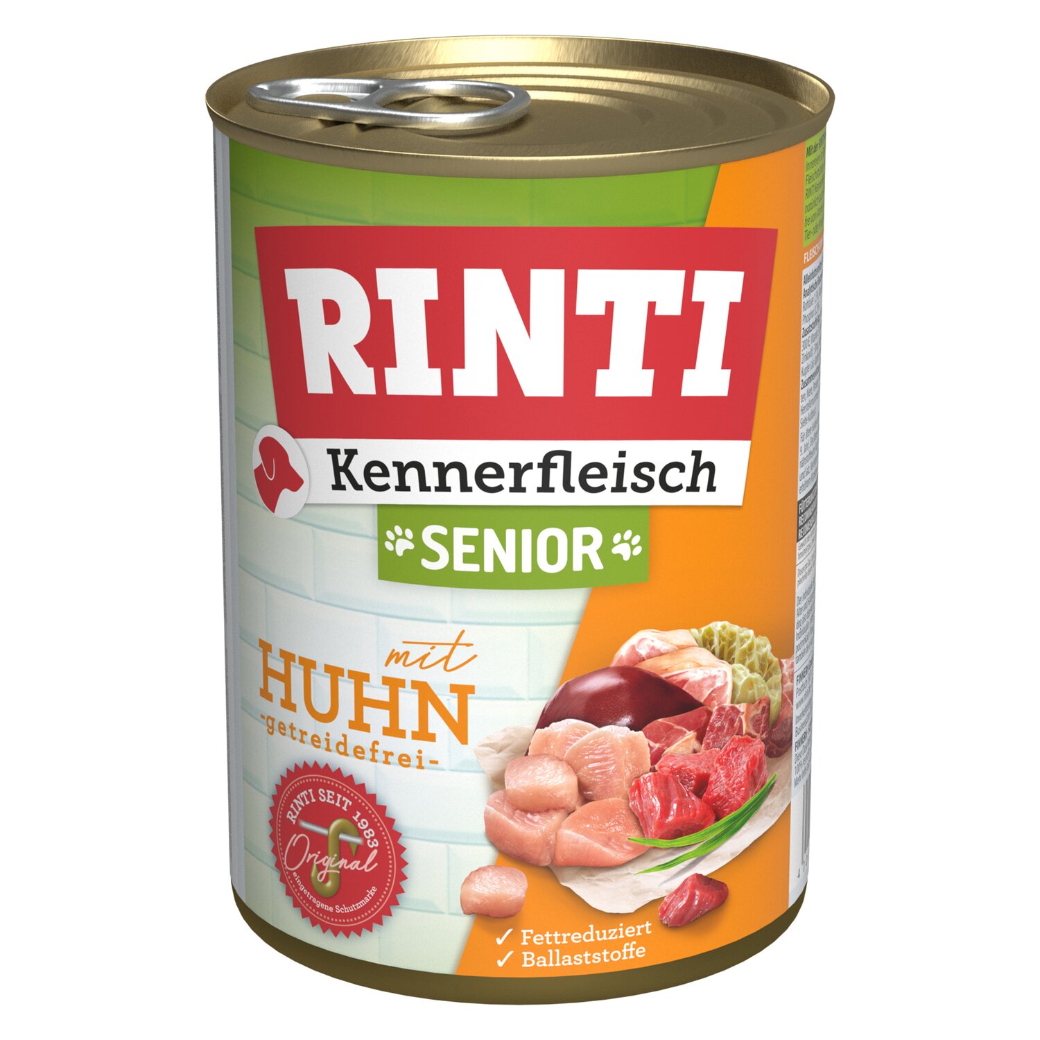 RINTI Nassfutter Kennerfleisch Senior  - 400g - Huhn