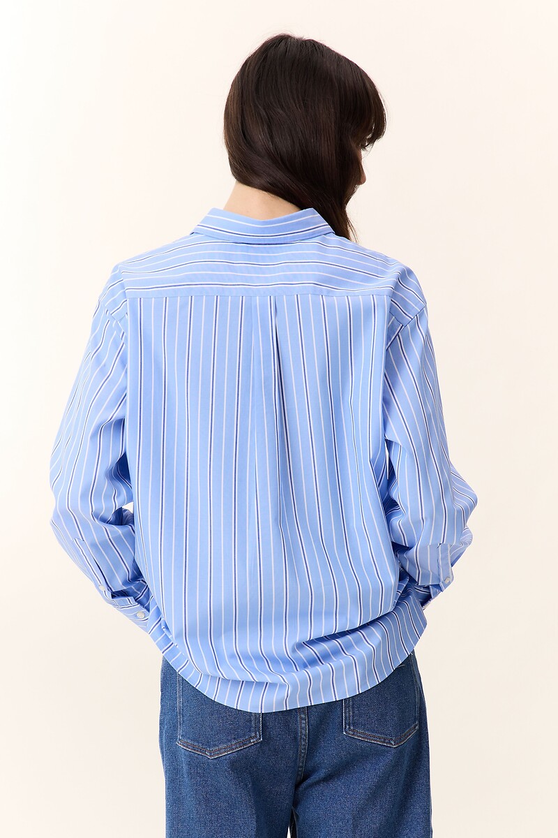 LEON & HARPER<br>Camisa listrada de manga comprida CYRCE