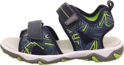 Superfit Mike 3.0 Sandaler, Blå/Lysegrønn