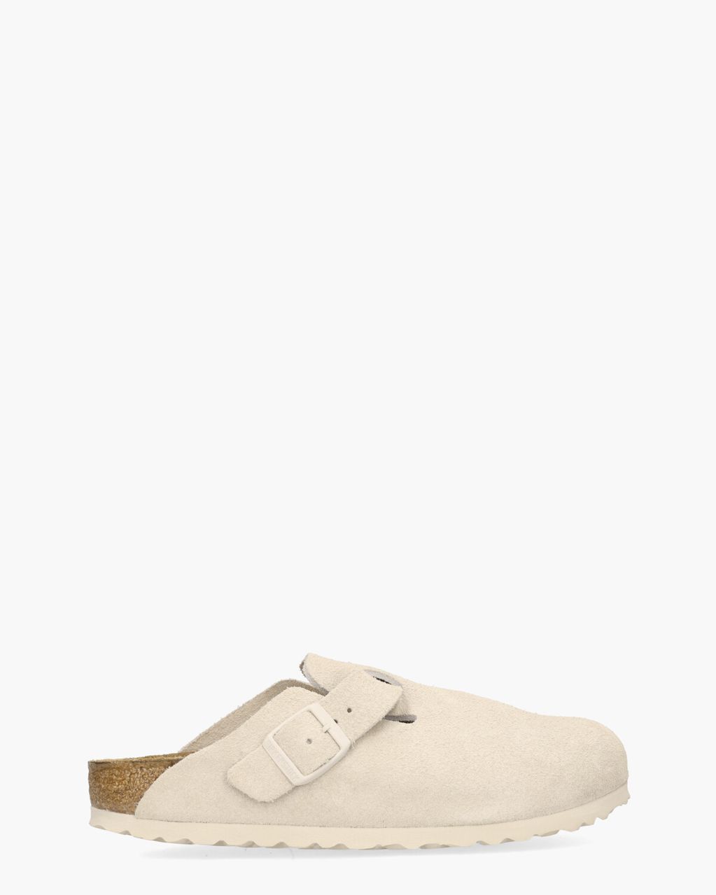 Birkenstock Boston Off-White Damesslippers