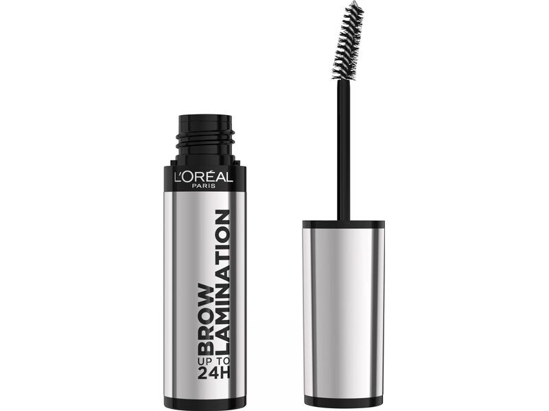 L'Oréal Paris Augenbrauen-Gel 24 h Brow Lamination Schwarz Augenbrauengel sorgt für 24 Stunden lang laminierte Augenbrauen