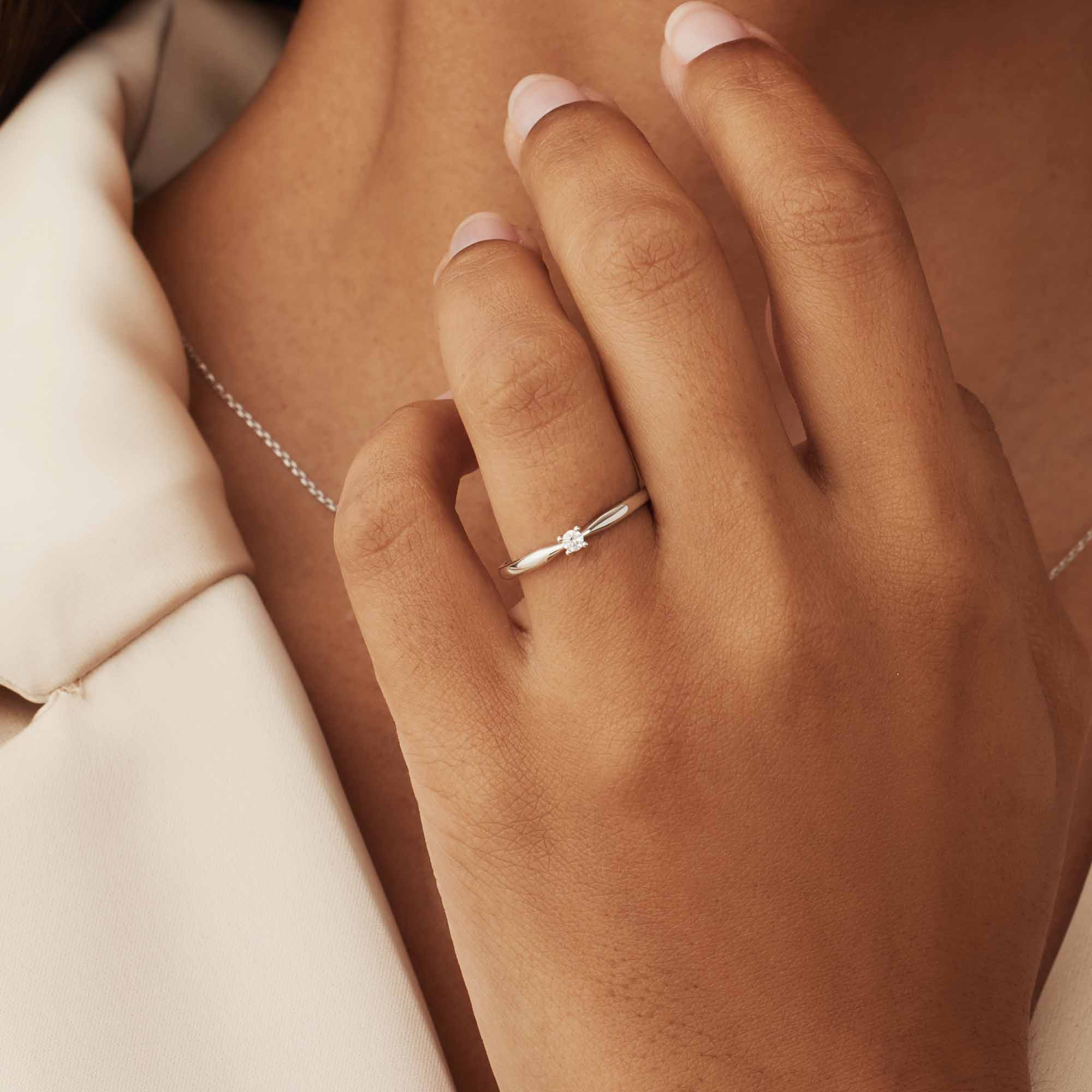 ring, verlovingsring Isabel Bernard Isabel Bernard Witgoud