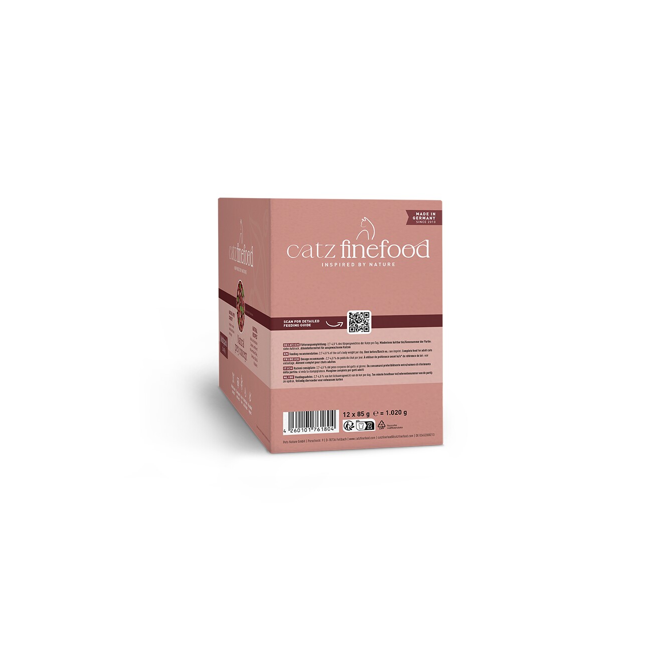 Catz finefood Nassfutter Katze Classic Collection Adult 12x85 g Multipack 1