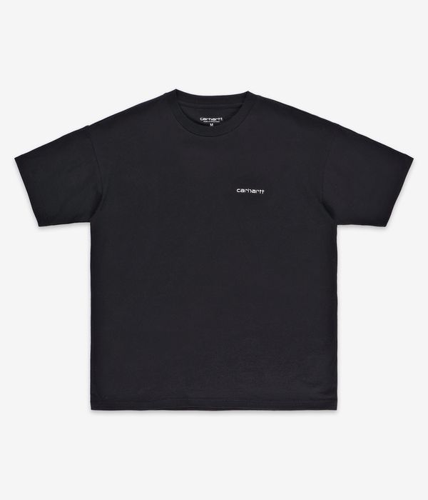 Carhartt WIP W' Script Embroidery Organic T-Shirt women (black white)