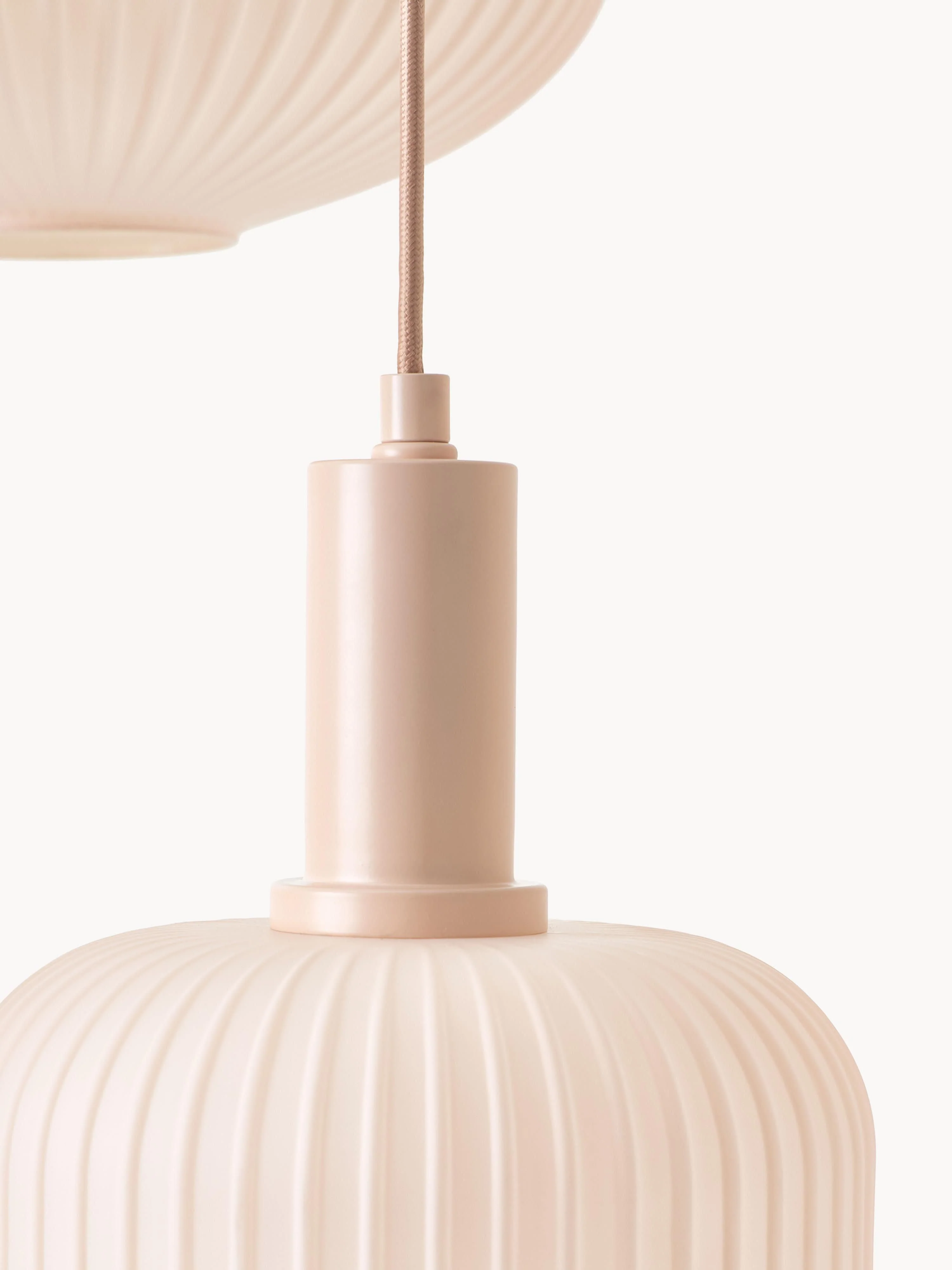 Cluster hanglamp Candela van opaalglas 2