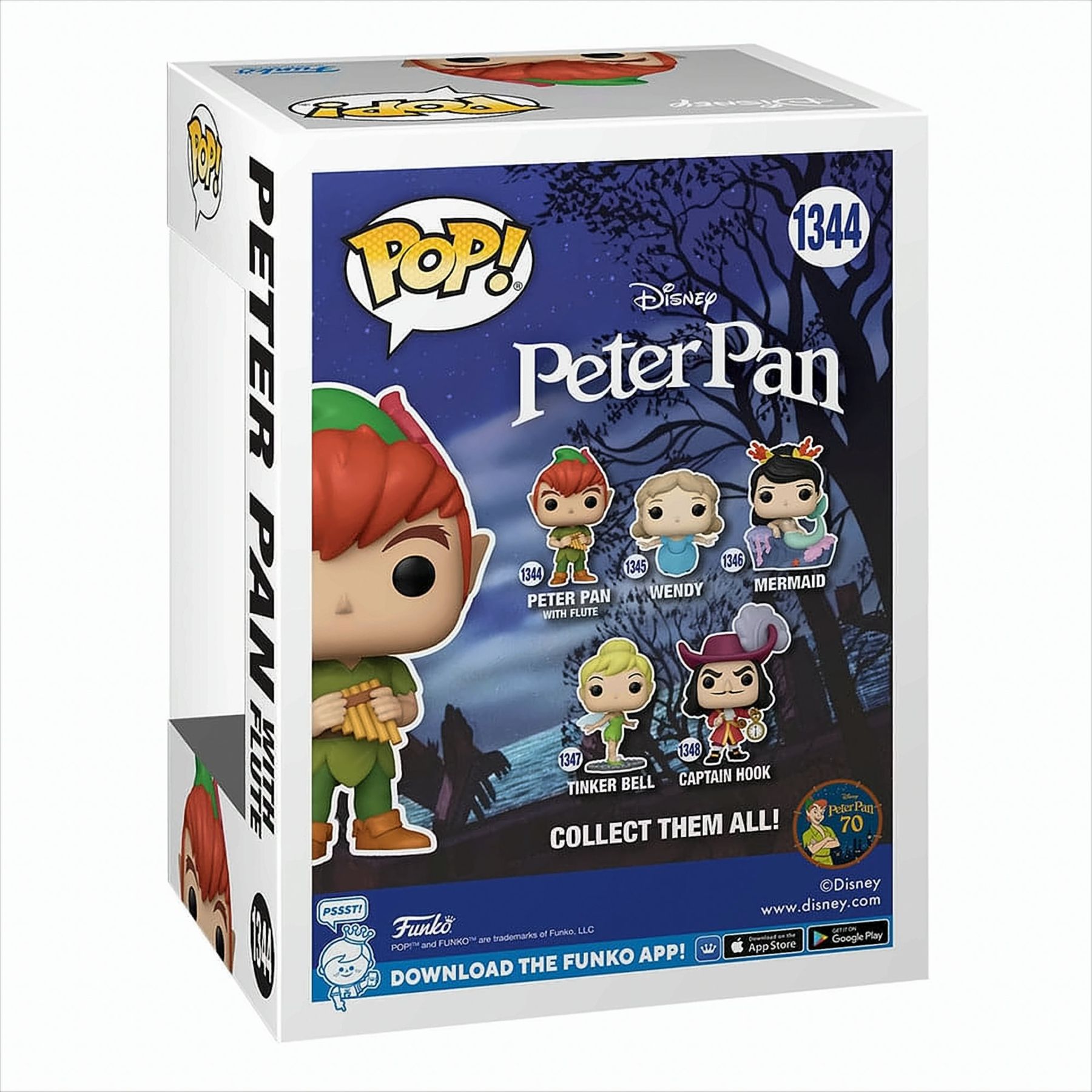 POP - Disney 70th Peter Pan - Peter Pan with Flute