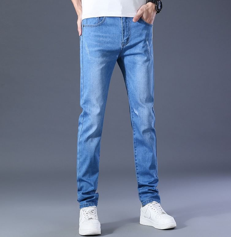 Nataro - Slim Fit Jeans met middelhoge taille