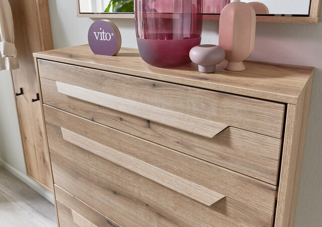 vito Garderobenpaneel PERADO 44 x 180 cm braun-Eiche Evoke Dekor