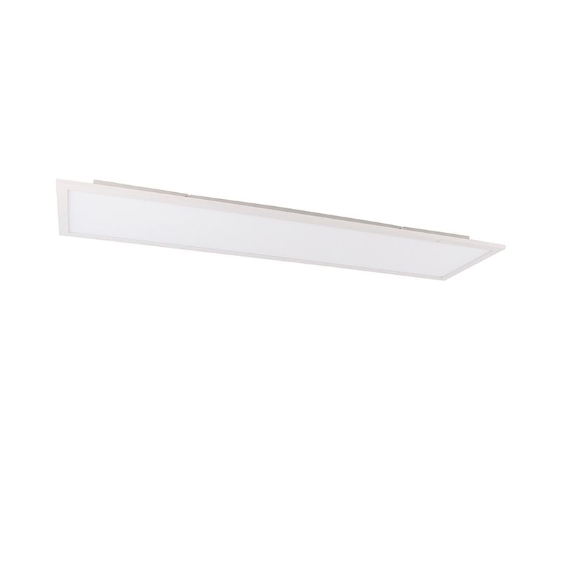 Modern LED paneel staal 120 cm incl. LED 4-staps dimbaar - Liv