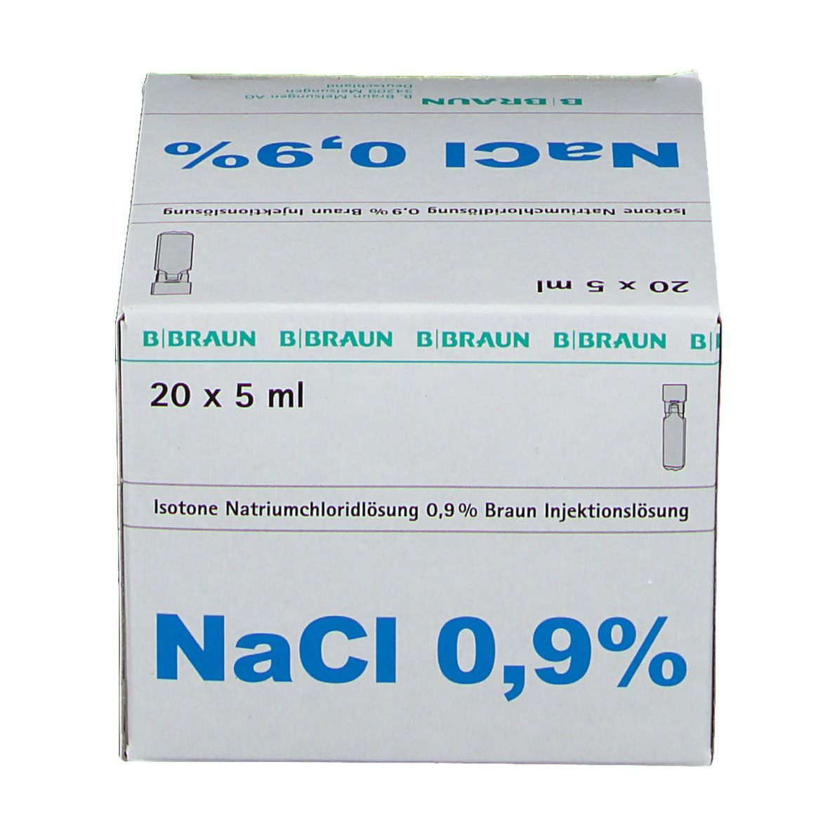 Isotone Kochsalz-Lösung 0,9% B. Braun Mini-Plasco® connect