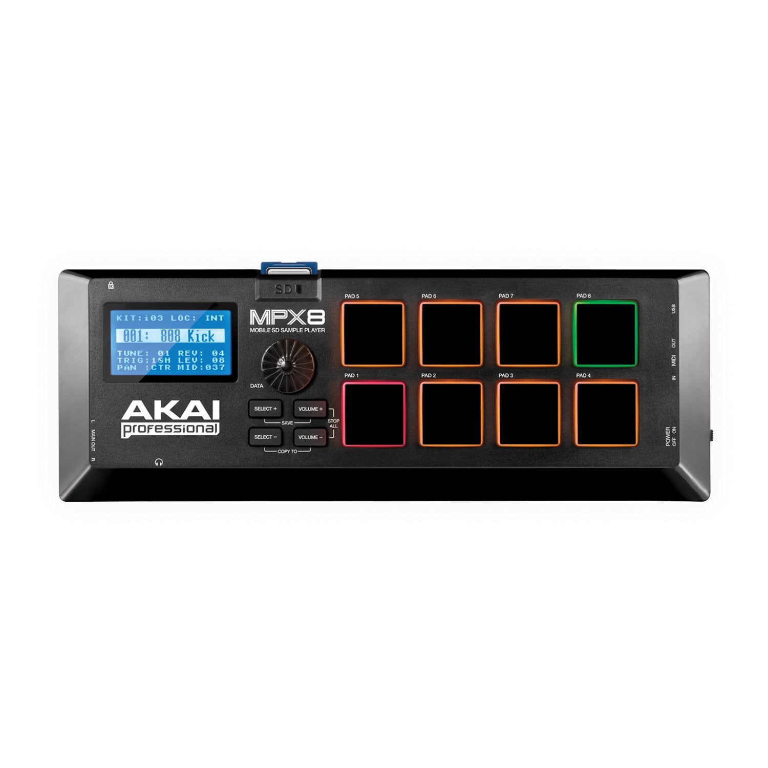 Akai Professional MPX8 compacte sampler machine