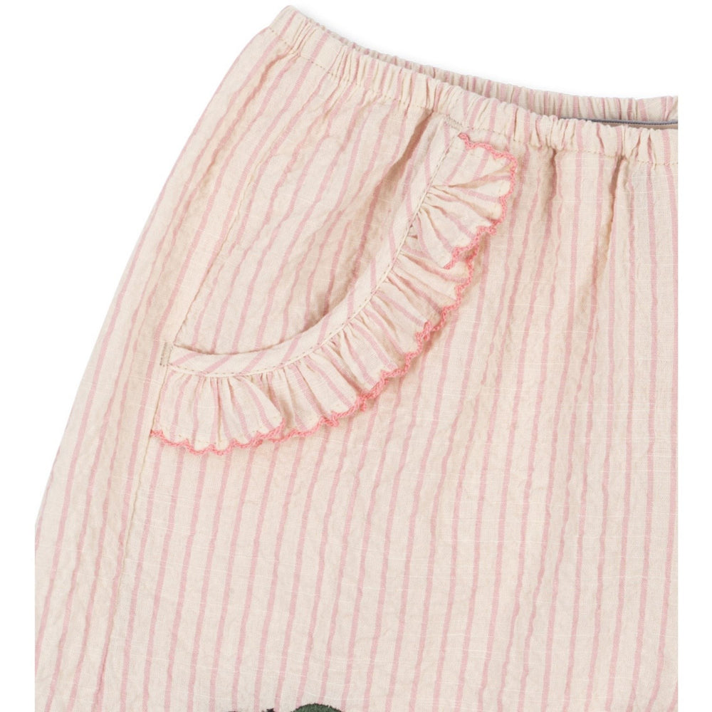 Køb Konges Sløjd Peony Stripe Ellie Flæse Shorts GOTS