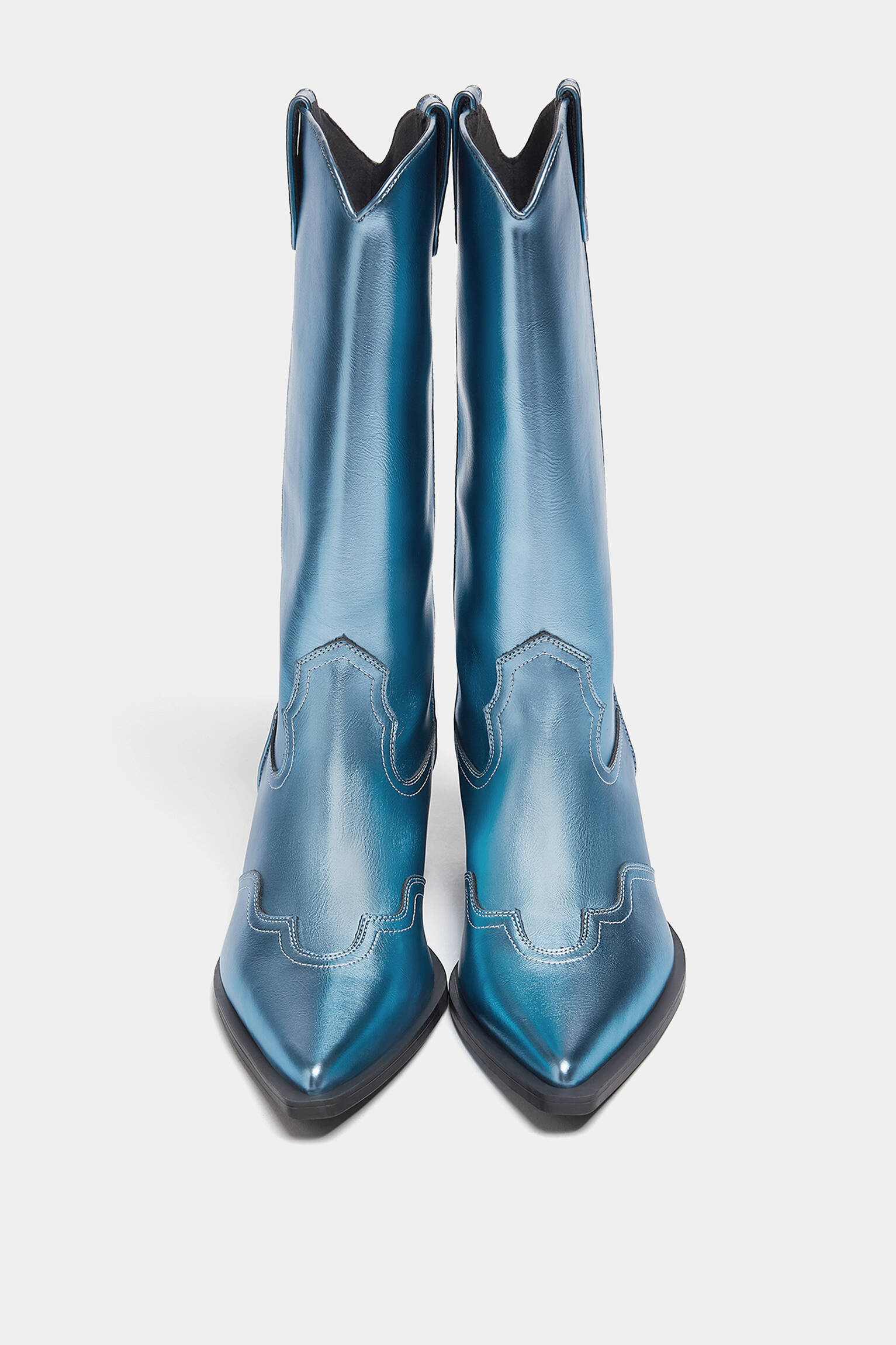 BOTA DE COWBOY METÁLICA - AZUL