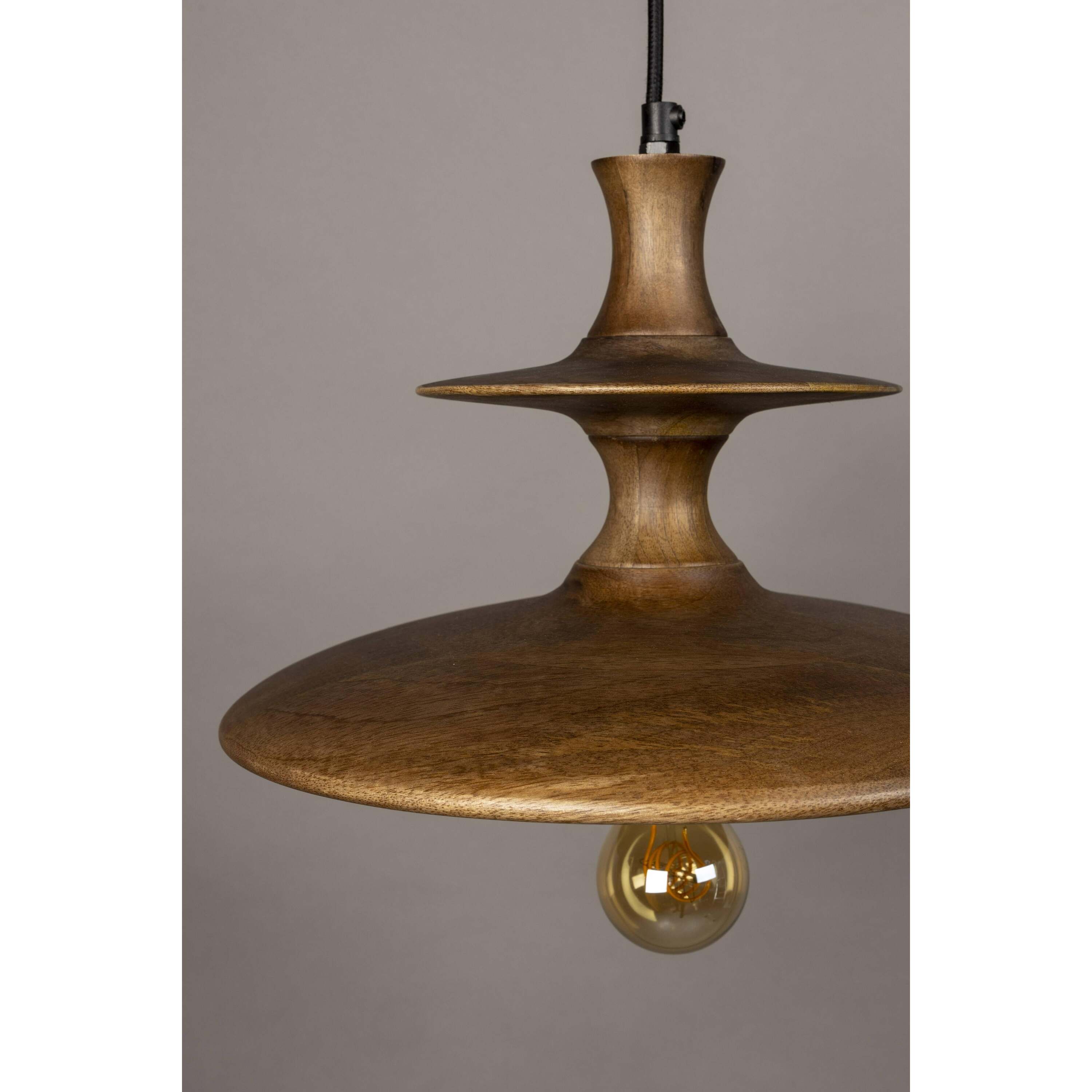 Dutchbone Cath Hanglamp 34 cm (S) Hout Bruin