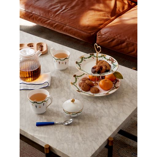 Royal Copenhagen Stjerne Riflet Højhankskop, 33 cl