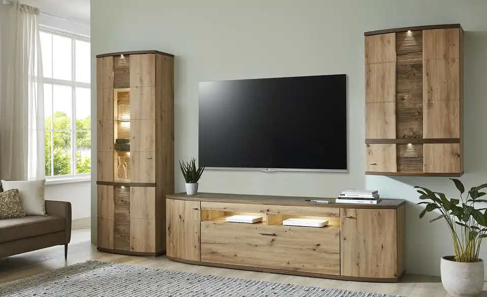 Wohnwand Grasse ohne Wandboard