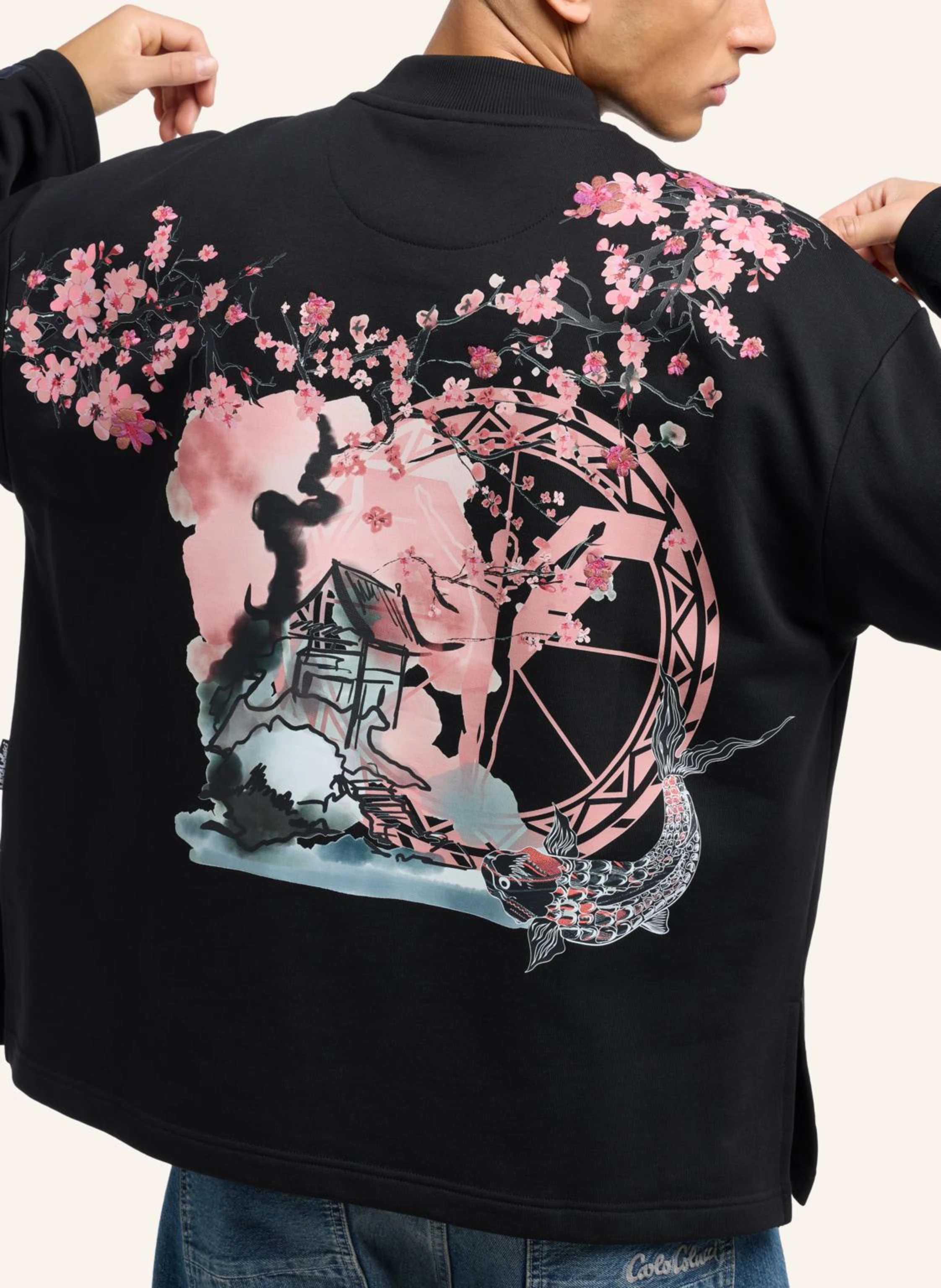 CARLO COLUCCI Unisex Sweatshirt - From Milano to Tokyo DRAGOGNA