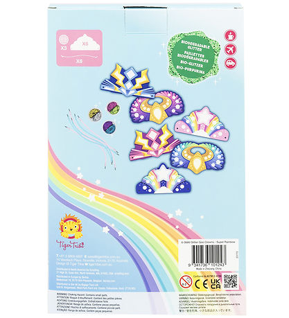 Tiger Tribe Kreatives Spielset - Glitter Goo Crowns - Super Rain
