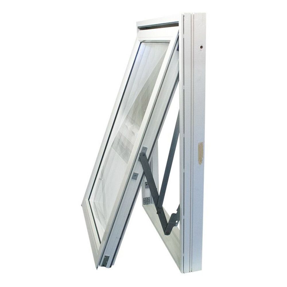 VINDU TOPPSVING ALUMINIUM 12X13 3-GLASS HVITMALT