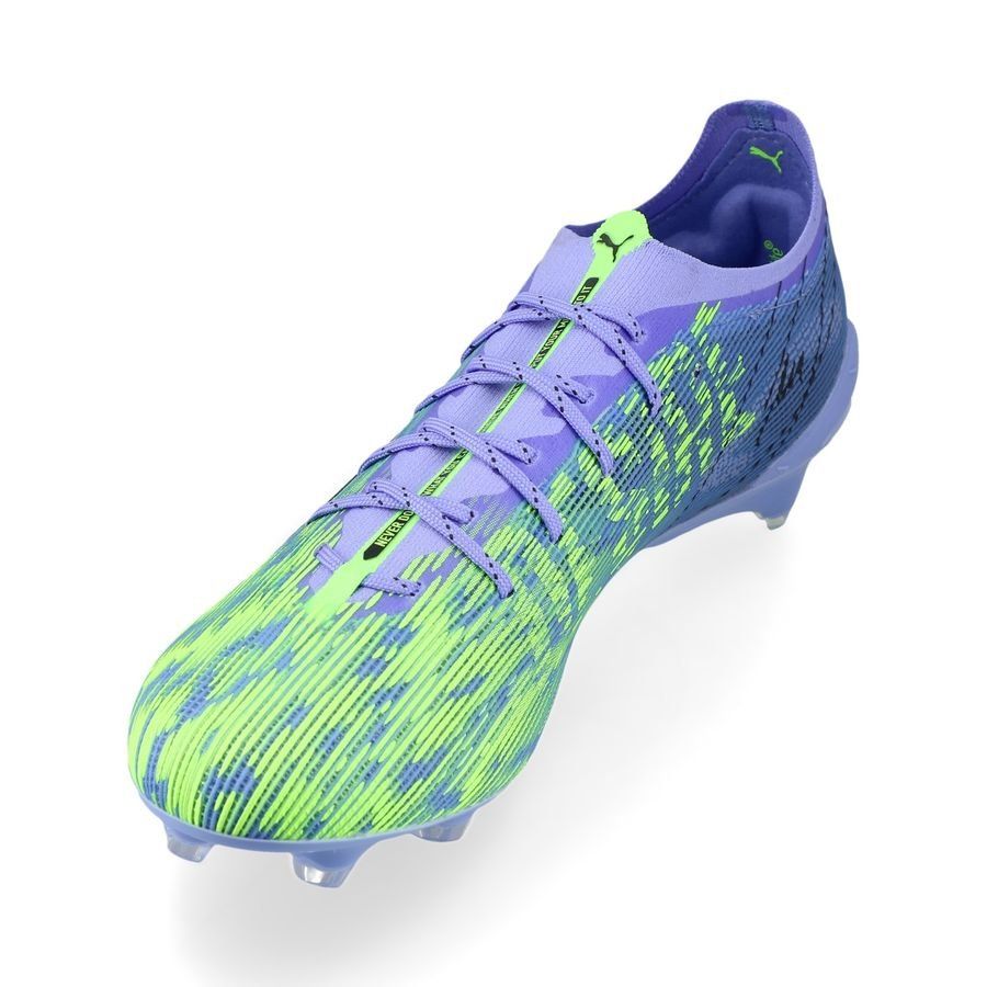 PUMA Ultra 5 Ultimate FG Christian Pulisic Chasing the Dream - Violet/Vert/Noir ÉDITION LIMITÉE