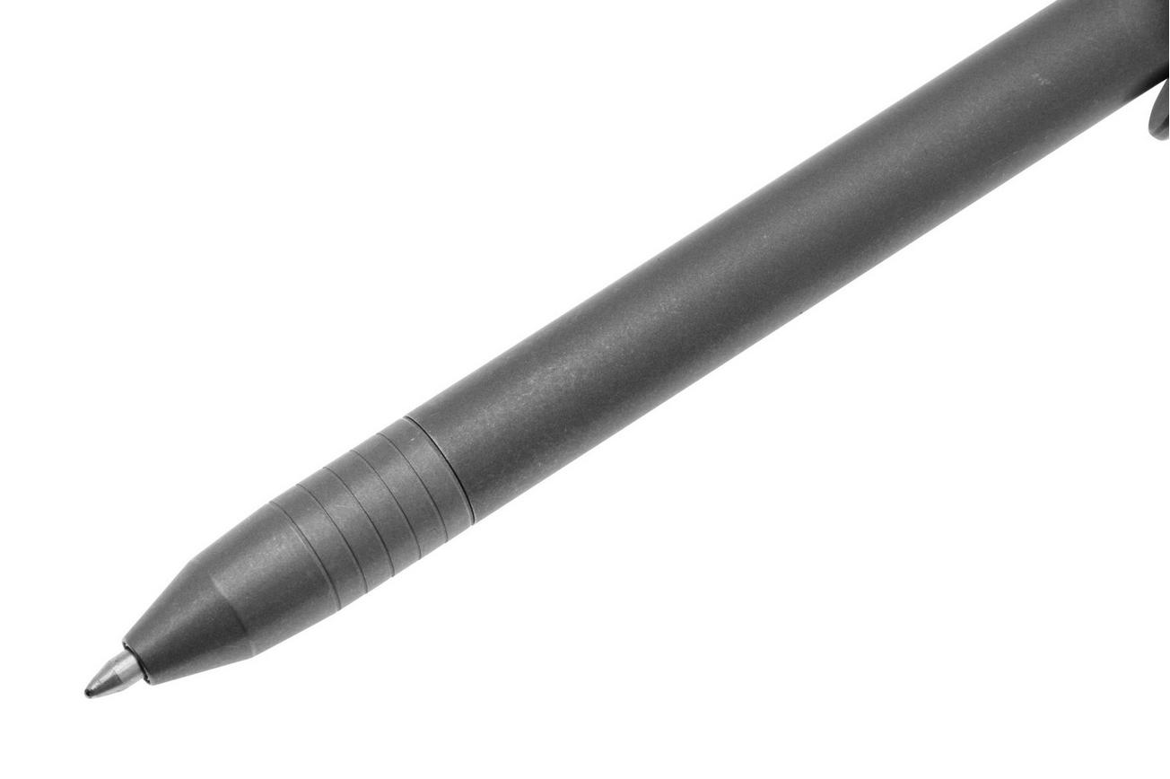 Big Idea Design Slim Bolt Action Pen SBA-SW Stonewashed Titanium, everyday carry pen