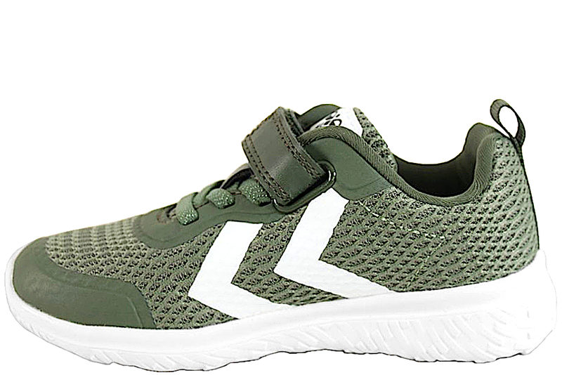 HUMMEL ACTUS RECYCLED JR - GRØN SNEAKERS