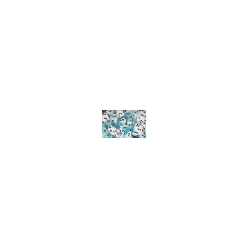 Pack de 36 dés D6 * gemini * BLANC & SARCELLE