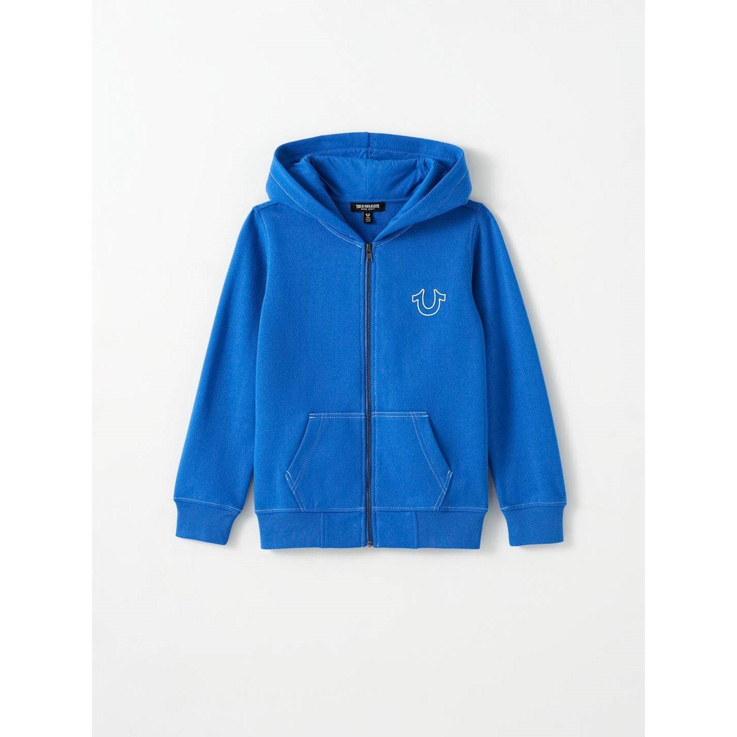 True Religion TR Embroidered Full Zip Hoodie Juniors