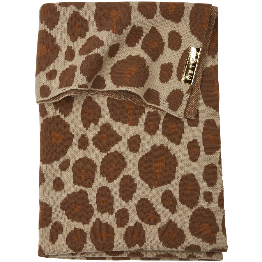 Meyco Kuscheldecke Panther camel 75 x 100 cm