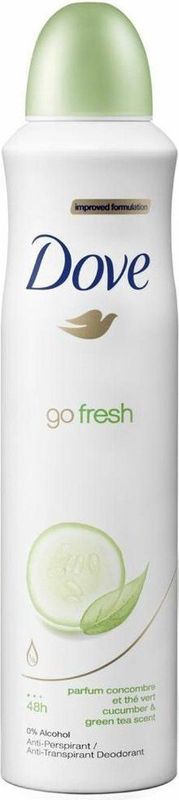 Dove - Go Fresh - Deodorant Spray - Komkommer - 150ml