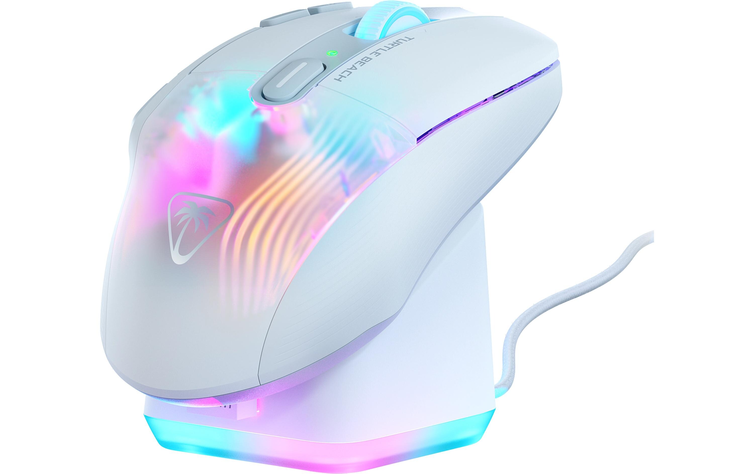 Gaming-Maus Kone XP Air Weiss<br>Kabellose Präzisionsspielmaus mit einstellbarer DPI, ergonomischem Design und programmierbaren Tasten für ultimative Kontrolle und Komfort beim Spielen
