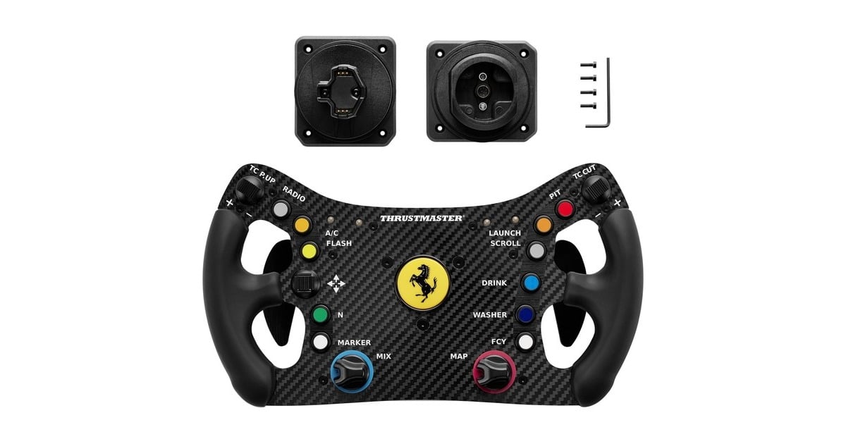 ThrustmasterFerrari 488 GT3 Wheel Add-On stuur add-on  (Grijs, Pc, PlayStation 4, PlayStation 5, Xbox One, Xbox Series X|S)