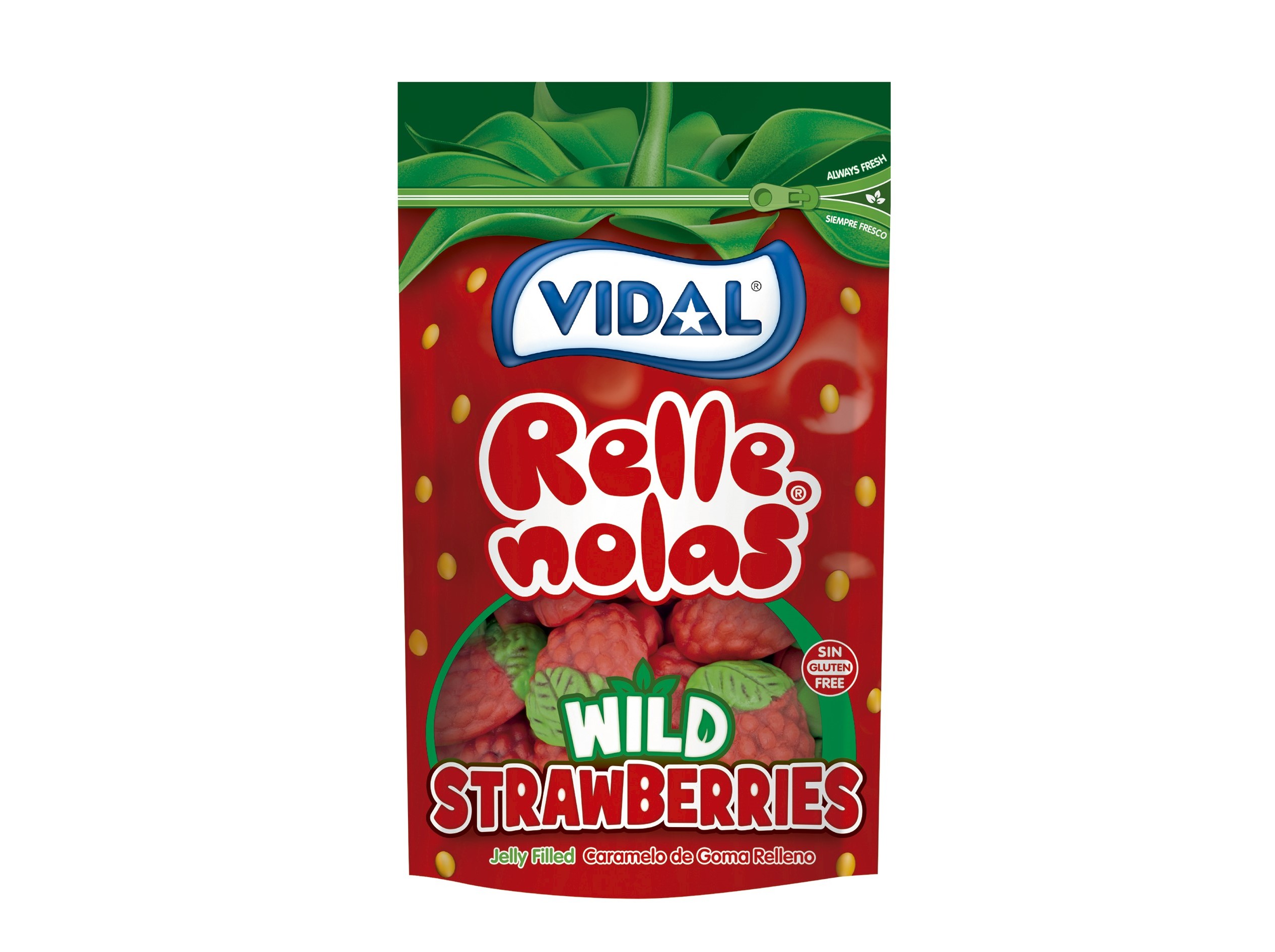 GOMAS VIDAL MORANGOS RECHEADOS 180G