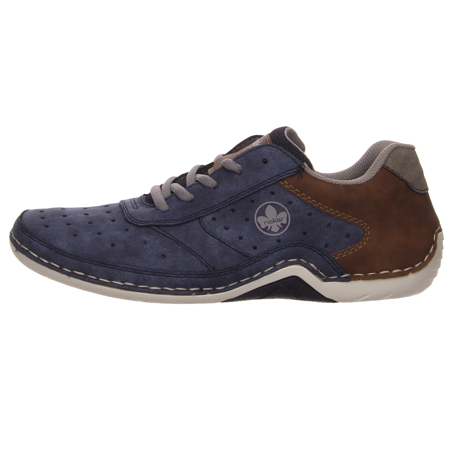 Rieker Schnürhalbschuh blau blau