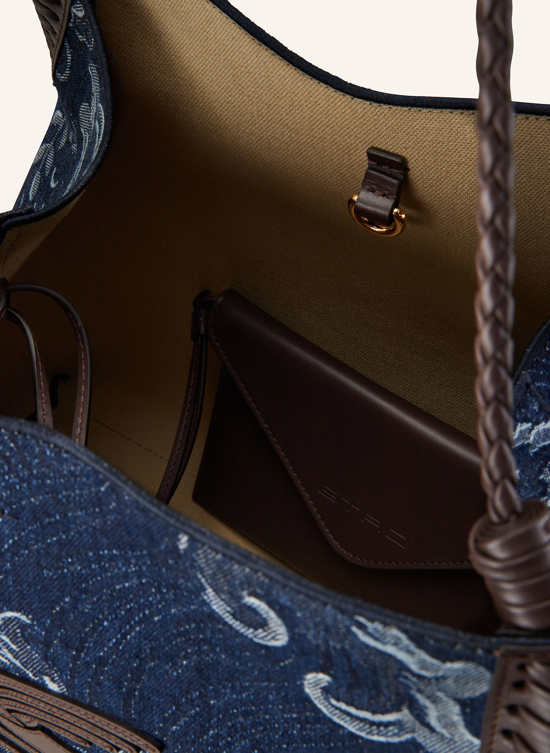 ETRO Shopper mit Pouch