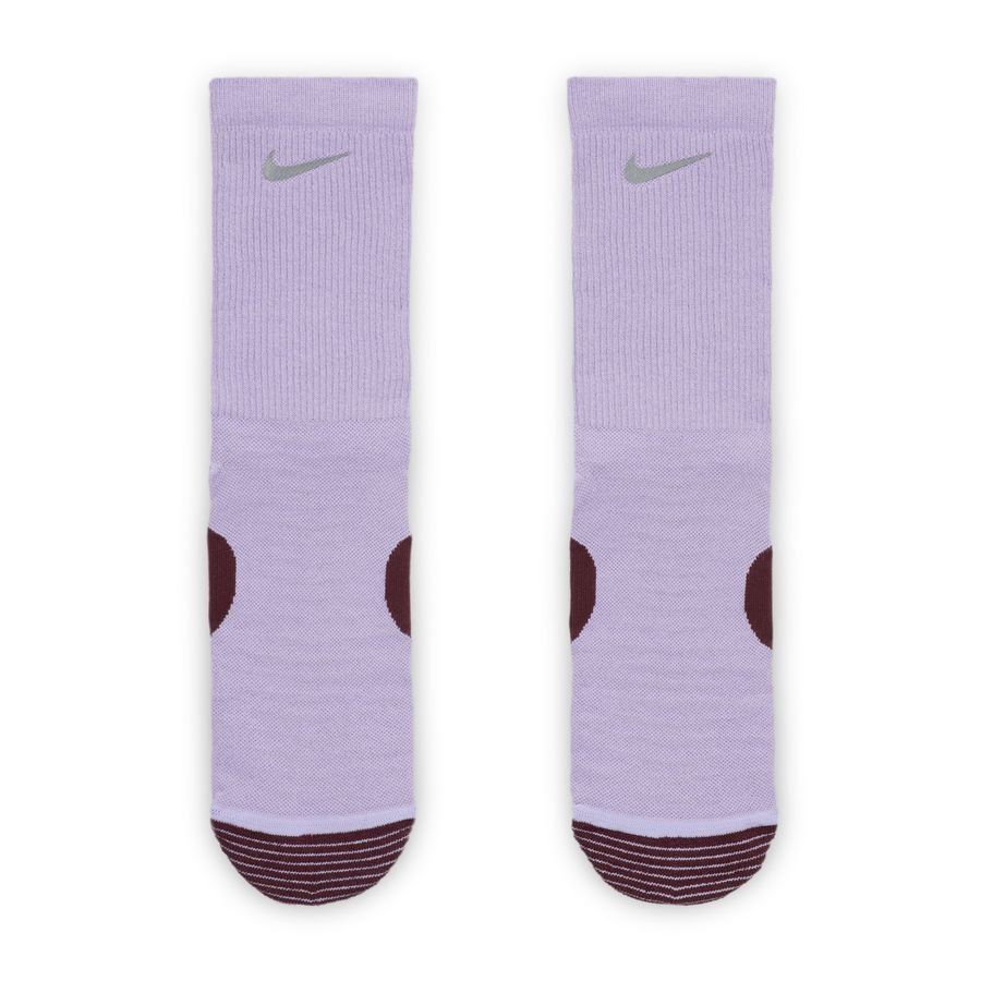 Nike Chaussettes Running Trail Run Crew - Hydrangeas/Argenté