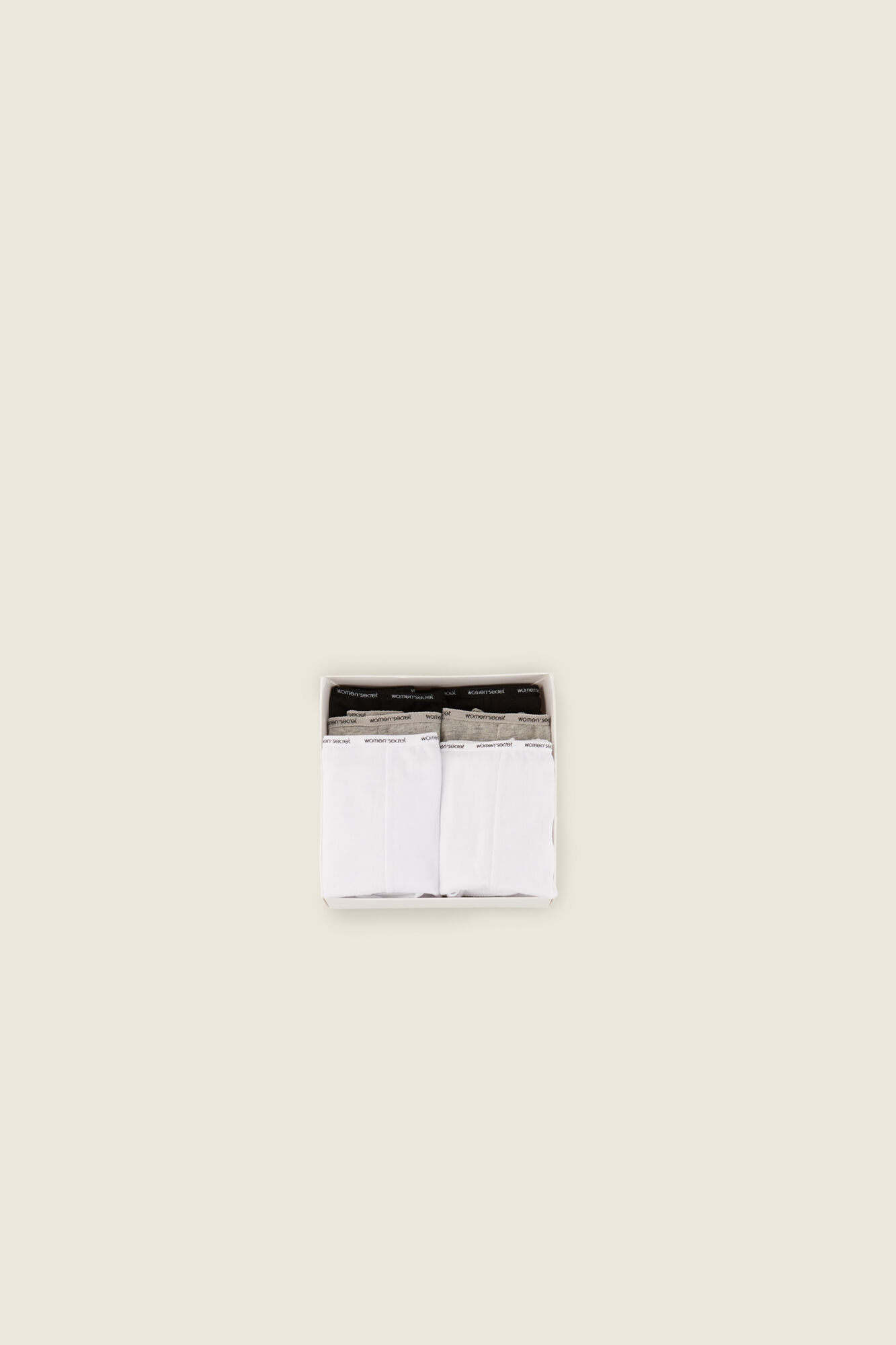 Pacote com 6 calcinhas tipo culote em algodão orgânico - estampadas
