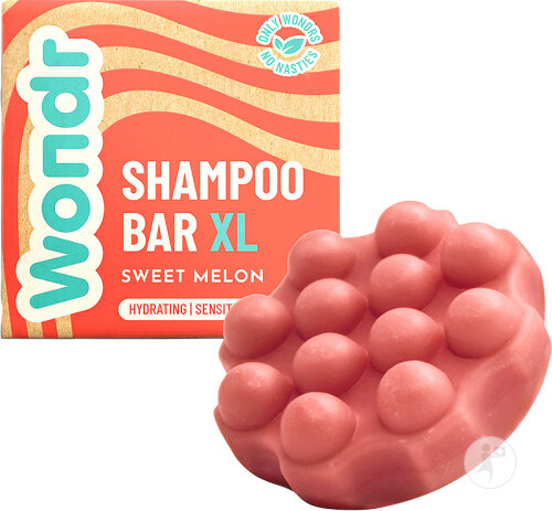 Wondr Shampoing Solide XL Melon Doux 110g