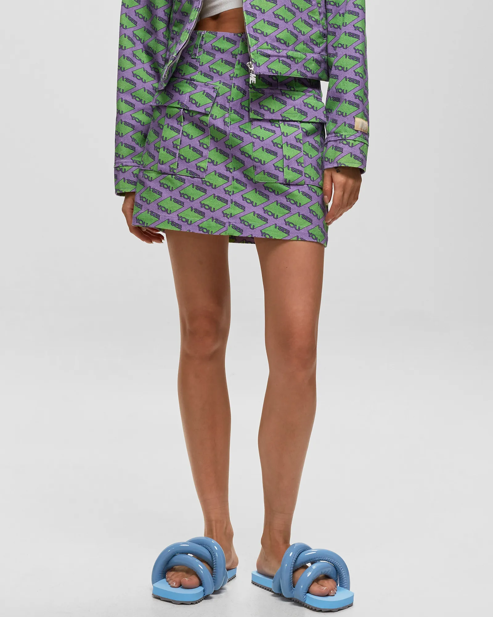 Melody Ehsani I See You Utility Skirt