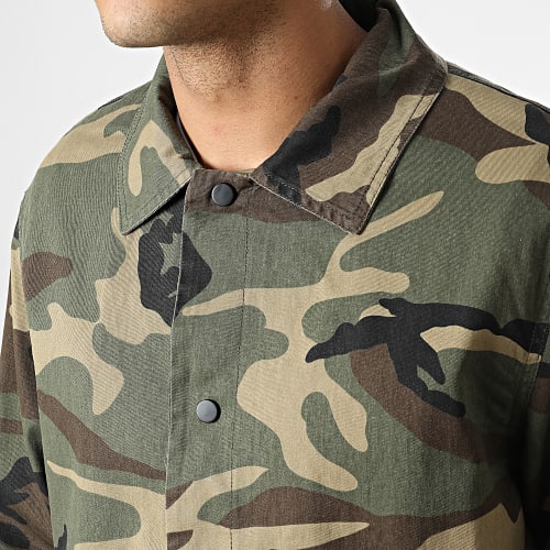 Surchemise Camouflage Vert Kaki