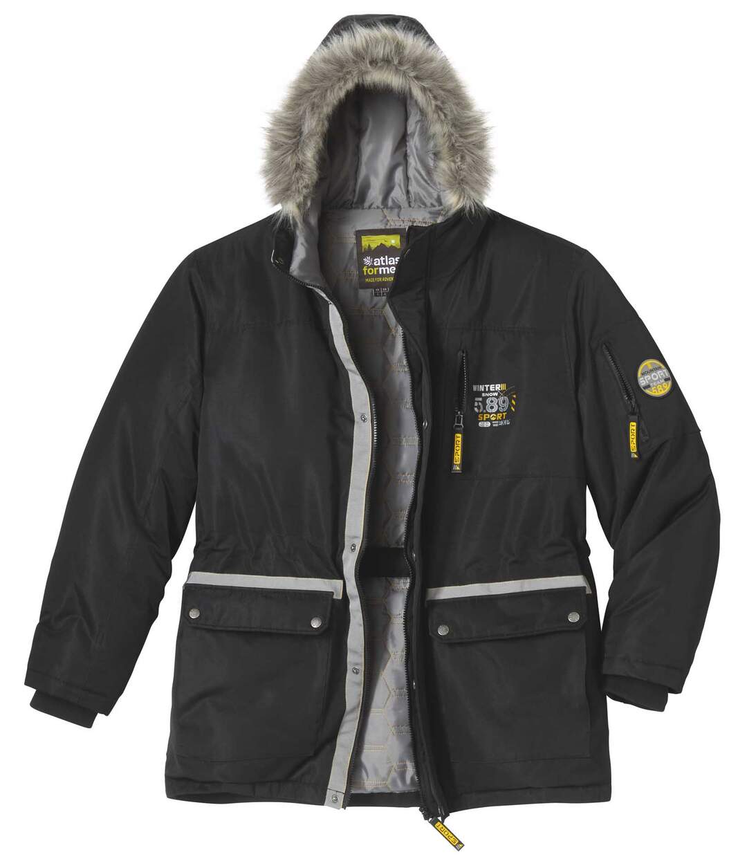 Parka Grand Froid Multipoche à Capuche